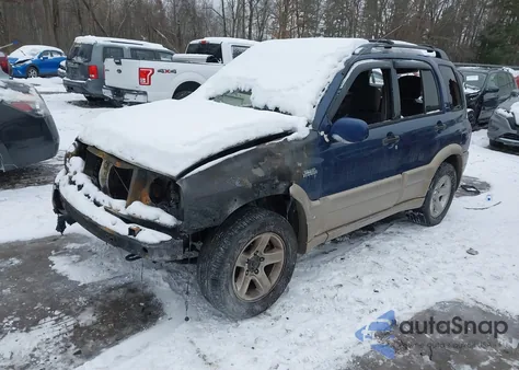 2001 Suzuki Grand Vitara Jlx/Jlx+/Limited from USA, damaged, VIN JS3TD62V814163097